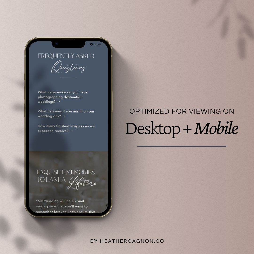 Accordion Drop Down Menu for Showit Websites